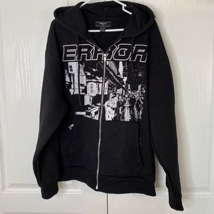 Y2k black hoodie